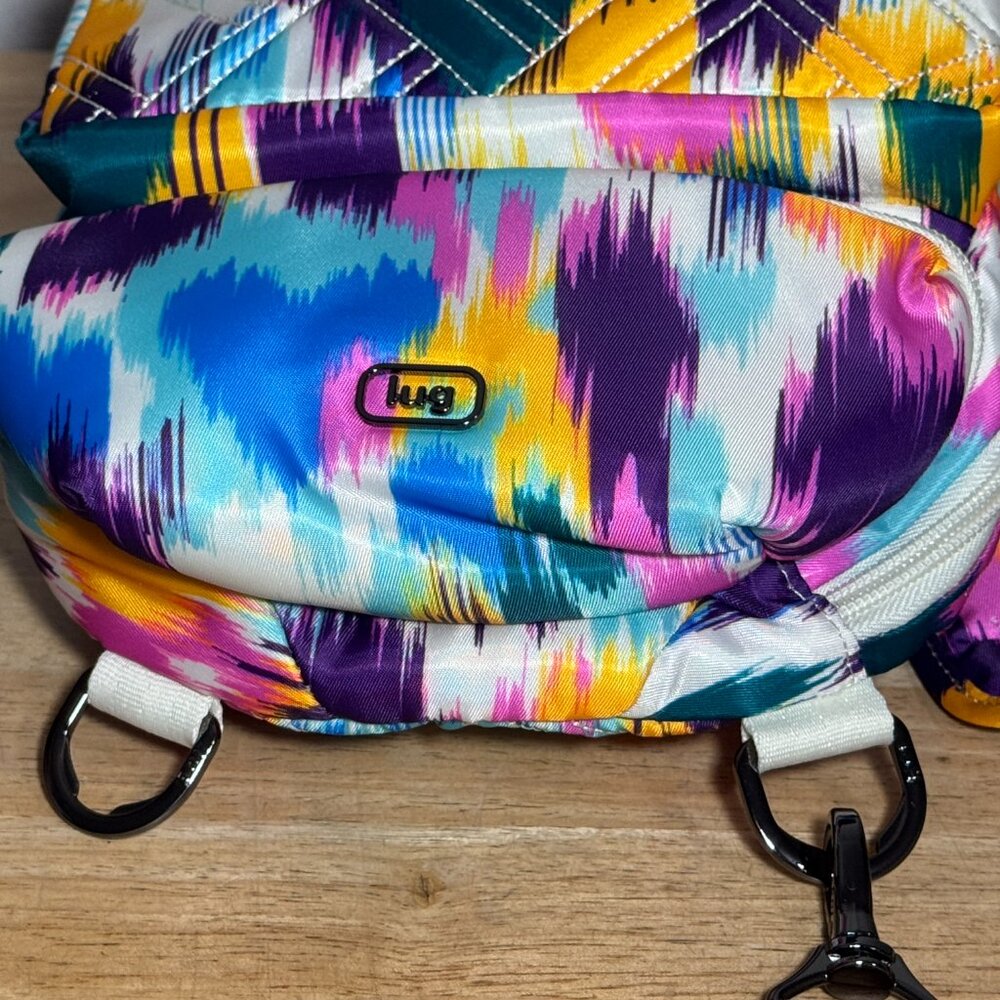 Lug Hovercraft Sling Bag in Heart Ikat Multi NWT - Picture 9 of 10